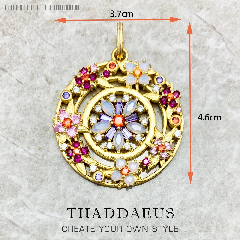 Pendant Pomegranate Tree Flower Bird Butterfly Dragonfly Cat Koala Brand New Jewelry Europe 925 Sterling Silver Gift For Woman