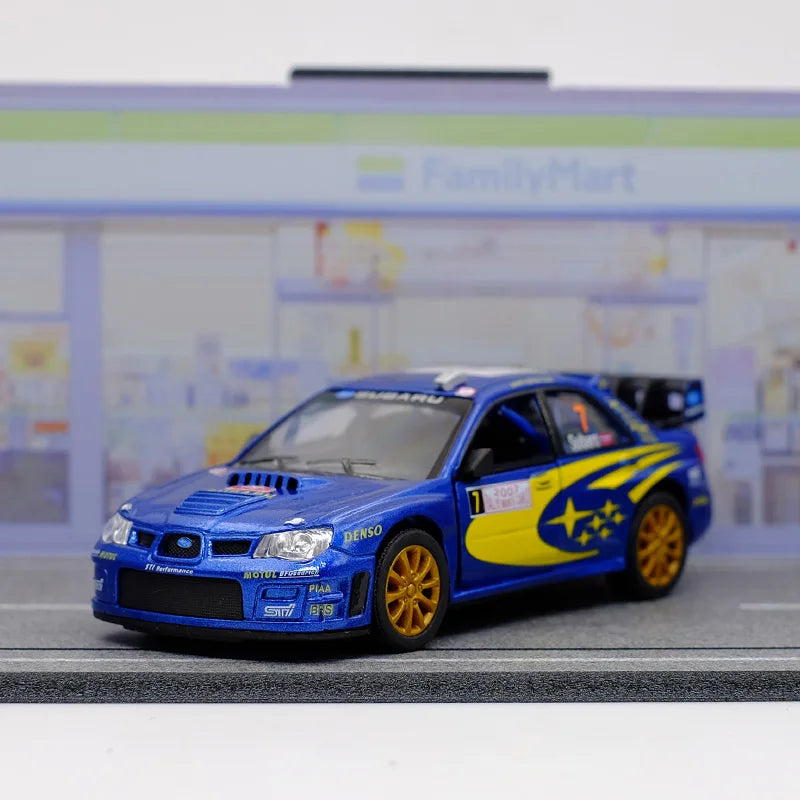 Kinsmart Subaru Impreza WRC 2007 Alloy Diecast Car Model 1/36 Toy With Pull Back Male Gift Toy Collection
