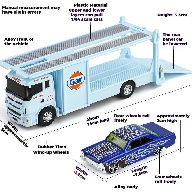 1:64 Scania Container Truck American Container Truck Alloy Diecast Model Car Home Decoration Ornaments Collections Hobby Holiday