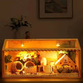 24 inch Acrylic Hamster Cage Long-Lasting, Easy Clean Guinea Pig Cages, Clear View Design