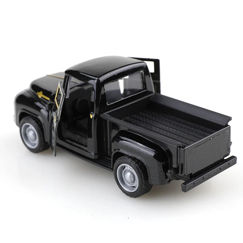 (bagged)1:38 Classical FORD F100 Pickup, Alloy Model Car, Simulated vehicle, children alloy car, boy's toy model, car ornaments