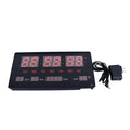 LED Digital Clock Large Digital Wall Clock Hourly Chime Function Backlight Calendar Digital Clock