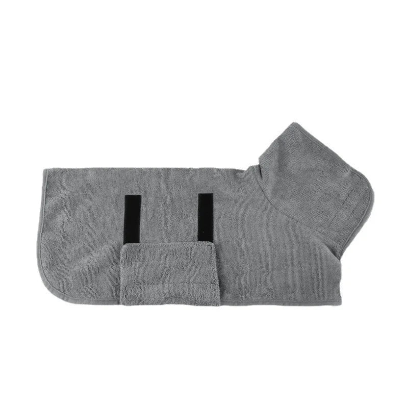 Large Pet Dog Bathrobe Absorbent Pet Quick Drying Bath Towel Dog Bath Towel Clean Absorbent Bathrobe Full Body Wrap for Big Dog