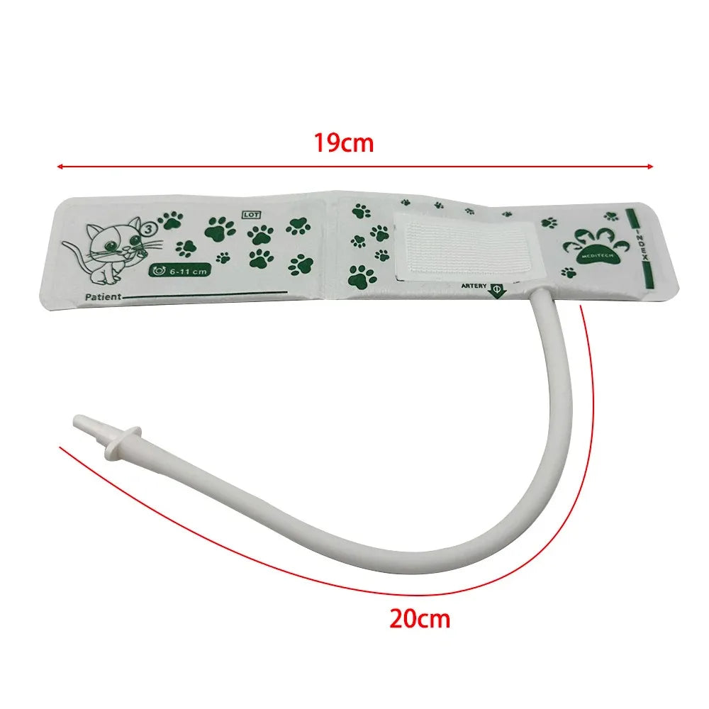 Pet & Animal Blood Pressure Monitoring Cuff, PVC Hose, Blood Pressure Measurement Cuff for Mice/Rabbits/Cats/Dogs/Cattle