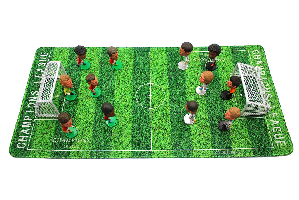 1:64 Scale Parking Road Garage Football Field Toy Mat Mouse Pad For Diecast Car Model Dolls Scene Display