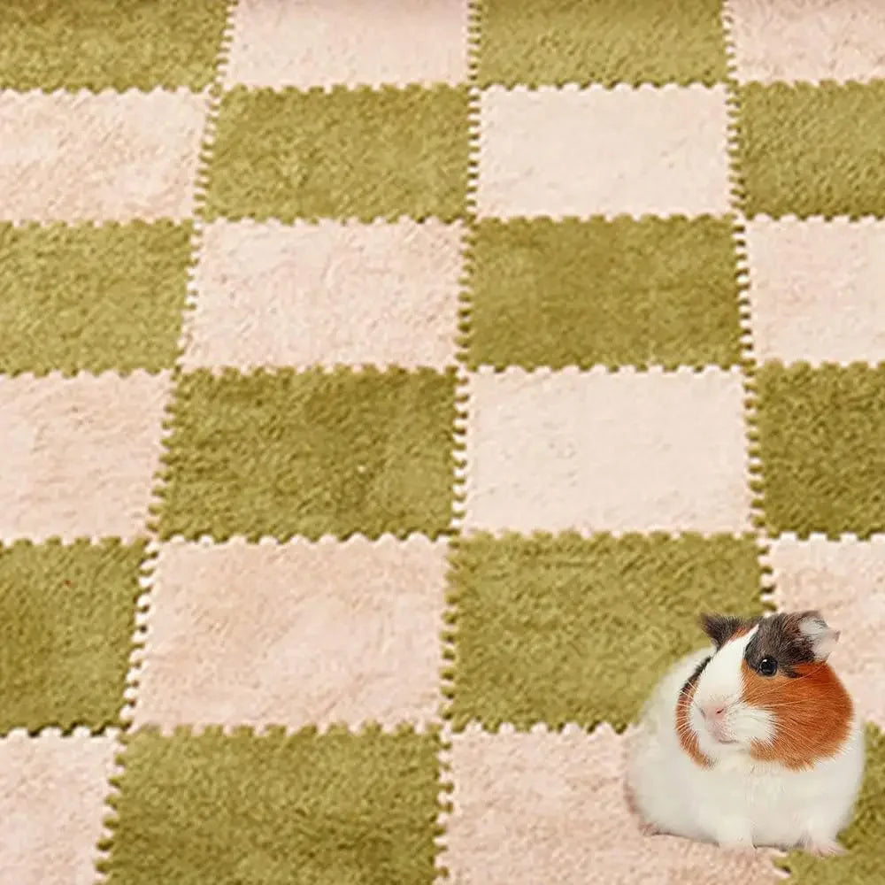 4-20Pcs Washable Guinea Pig Rabbit Cage Mat Waterproof Hamster Bedding Mat Cage Pee Pad Small Animal Rabbit Mouse Reusable Mat