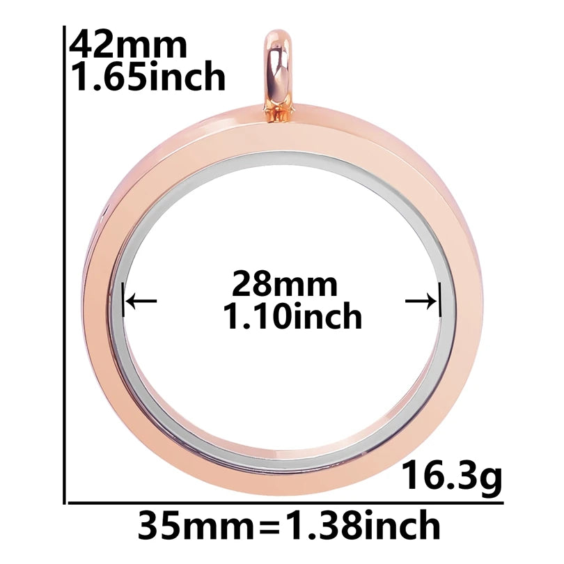 10Pcs/Lot Openable Round Living Reliquary Picture Locket Pendant Glass Floating Cremation Urn Medaillon Colgantes Jewelry Making