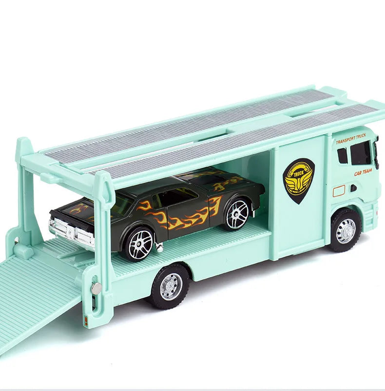 1:64 Scania Container Truck American Container Truck Alloy Diecast Model Car Home Decoration Ornaments Collections Hobby Holiday
