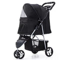 Pet Stroller with Three Wheels, Lightweight and Foldable, Suitable for Home Use, Small Outdoor Pets, and Portable Pet Supplies