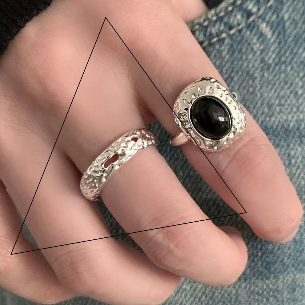 Sam Panda 925 Sterling Silver Mask Ring For Women Gift Frosting Vintage Irregular Personality Punk Jewelry Dropshipping