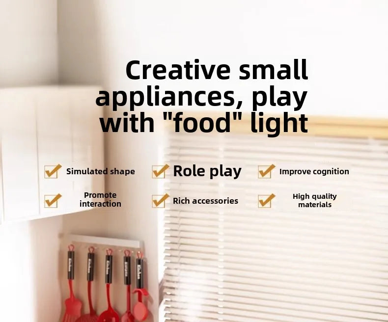 Kids Mini Home Kitchen Utensils Toy Girls Pretend Play Cooking Simulated Food Game Boys Educational Birthday Gifts 3+ Year Old