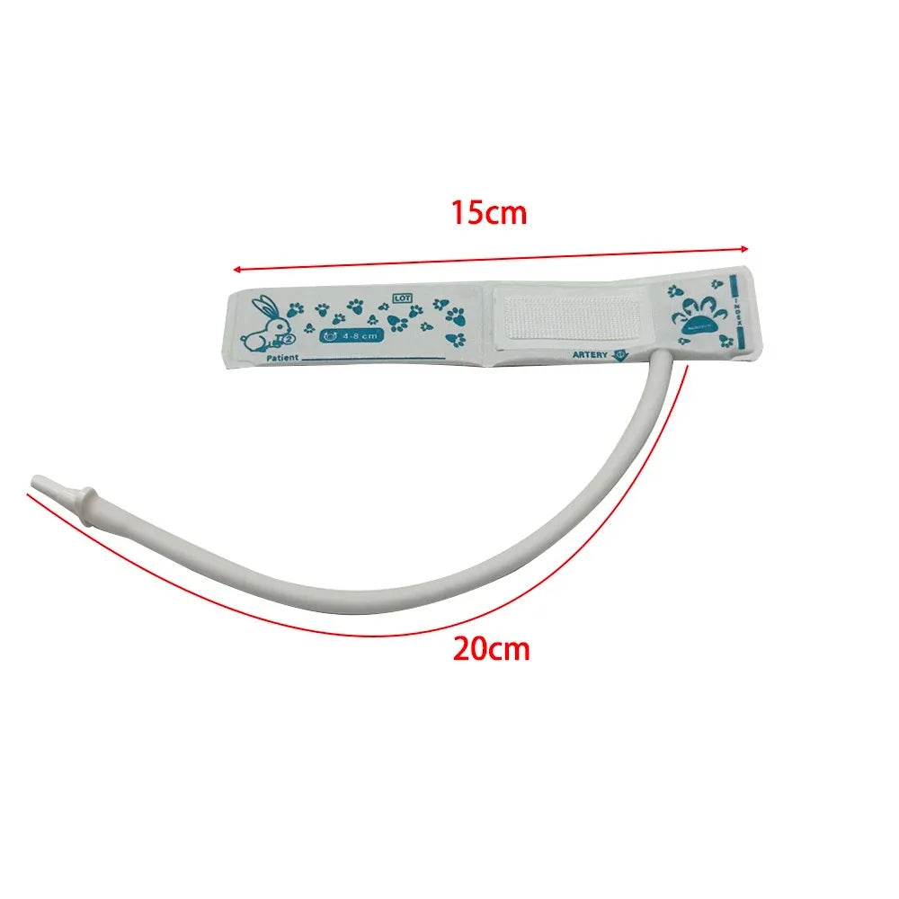 Pet & Animal Blood Pressure Monitoring Cuff, PVC Hose, Blood Pressure Measurement Cuff for Mice/Rabbits/Cats/Dogs/Cattle