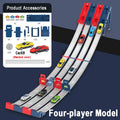 Kid Track Car Racing Set Toy DIY Assembled Track Kits Catapult Rail Car Racing Strategy Game Fun Interactive Social Toy Boy Gift