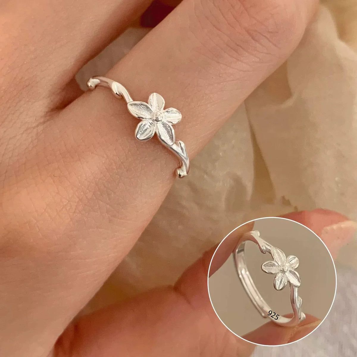 Sam Panda 925 Sterling Silver Mask Ring For Women Gift Frosting Vintage Irregular Personality Punk Jewelry Dropshipping