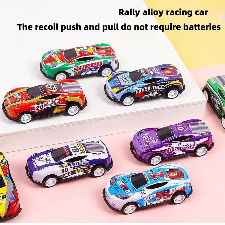15pcs Children's car sets, alloy car toys, Christmas gift toys, car models, shock-resistant toys