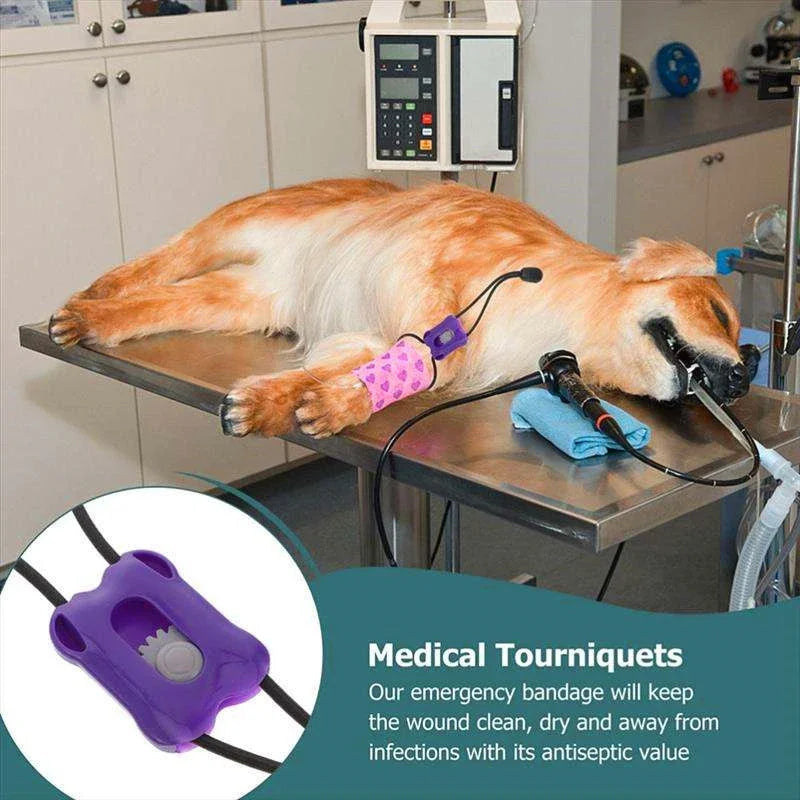 2026 Plastic Pet Tourniquet Animal Pulse Pressure Band Supplies Safe Reliable Cat Dog Lovers