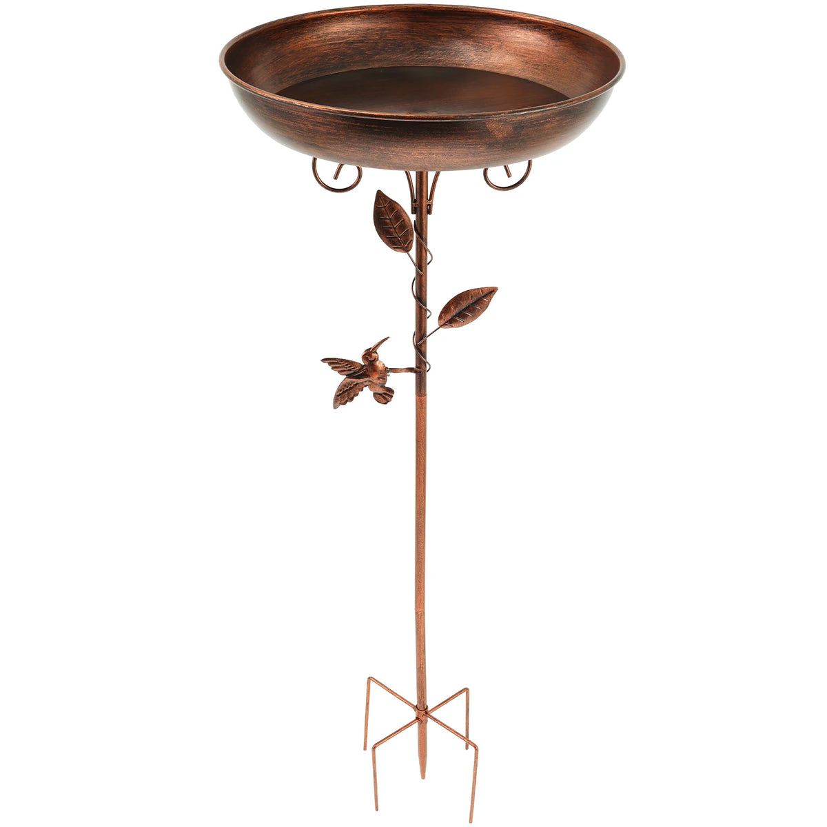 Bird feeder Parrot bird birdtub Iron Standing Bowl feeding watering supplies Outdoor Garden Patio Lawn decor bird accessories