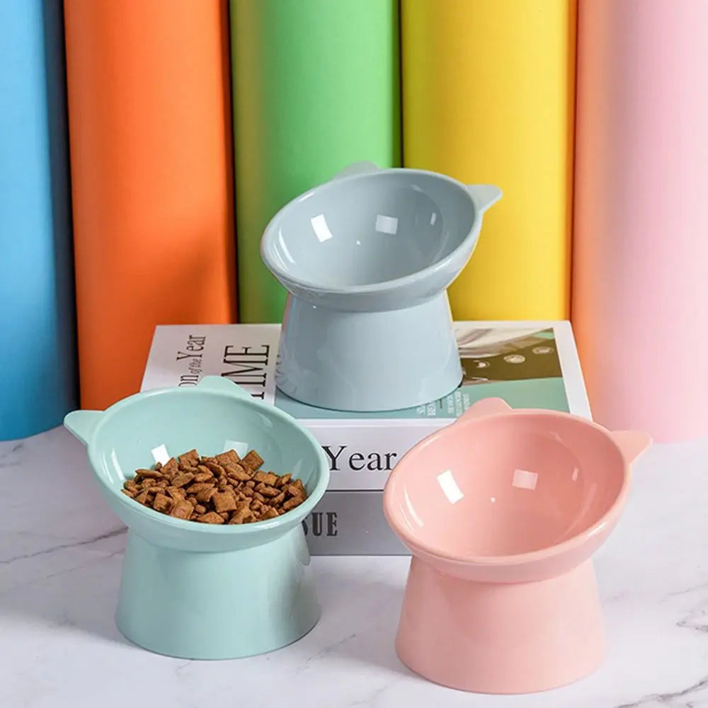 45 Degree Pet Feeder Bowl Stand Bowls Dogs Feeders for Cats Puppy Food Water Bowl Pet Products Feeding Cup Dog Elevated Bowls