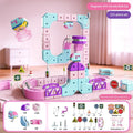 Electric Magnetic Track Building Blocks Toy with Anti-Gravity Vehicles DIY Magic Railway Model Christmas Birthday Gift