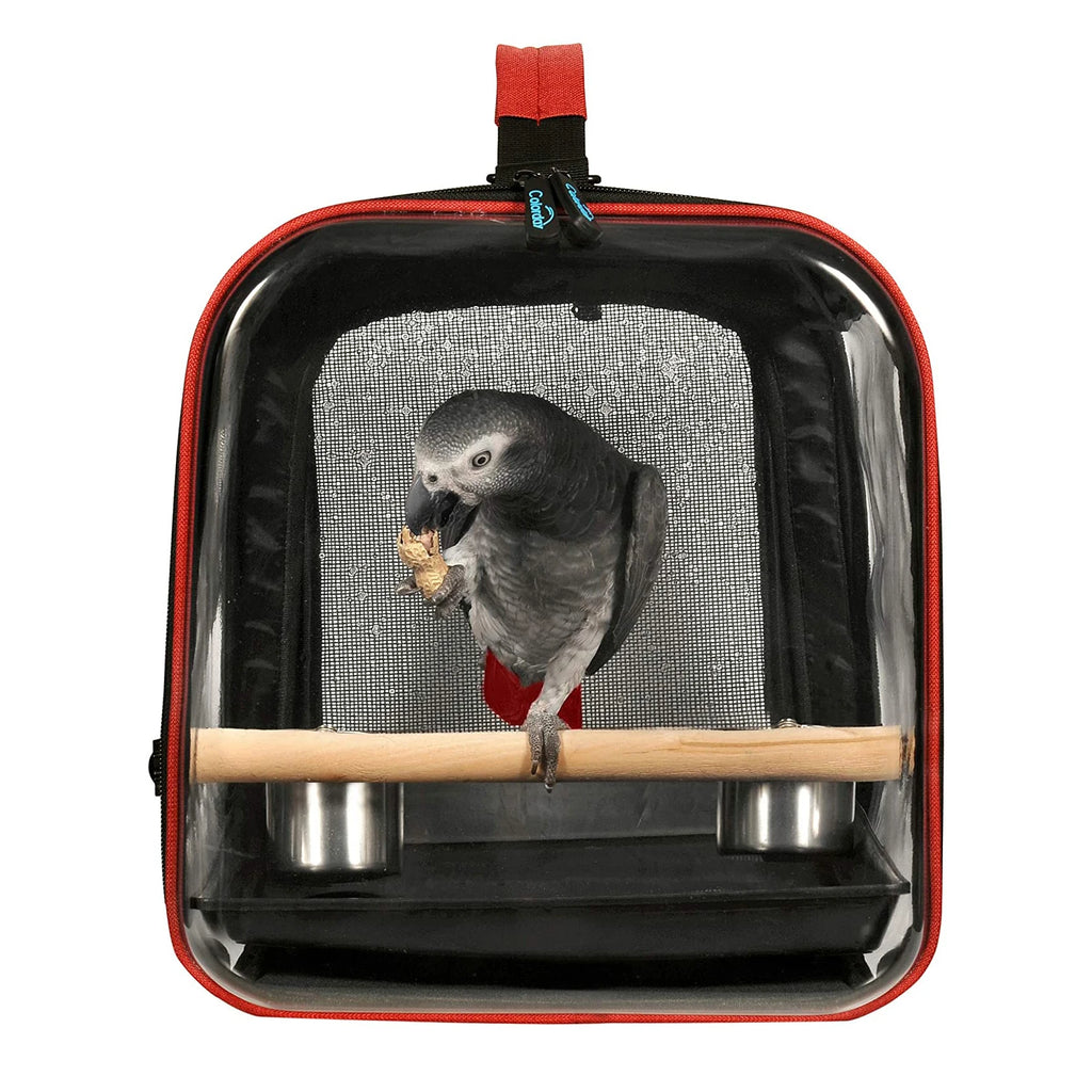 Bird Carrier Bag  Bird Travel Cage with Stand, Lightweight Backpack for Parrot, Colorday Portable Bird Travel  Lightweight  Bag,