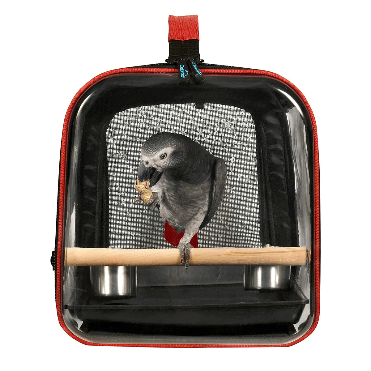 Bird Carrier Bag  Bird Travel Cage with Stand, Lightweight Backpack for Parrot, Colorday Portable Bird Travel  Lightweight  Bag,