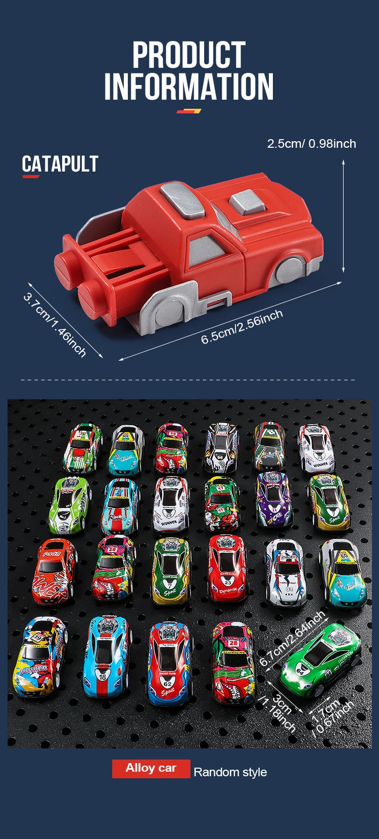 Multi Track Racing Car - Sliding Catapult - Durable and Anti Fall Launcher - Catapult Racing Car Set - Puzzle Education, Brain D