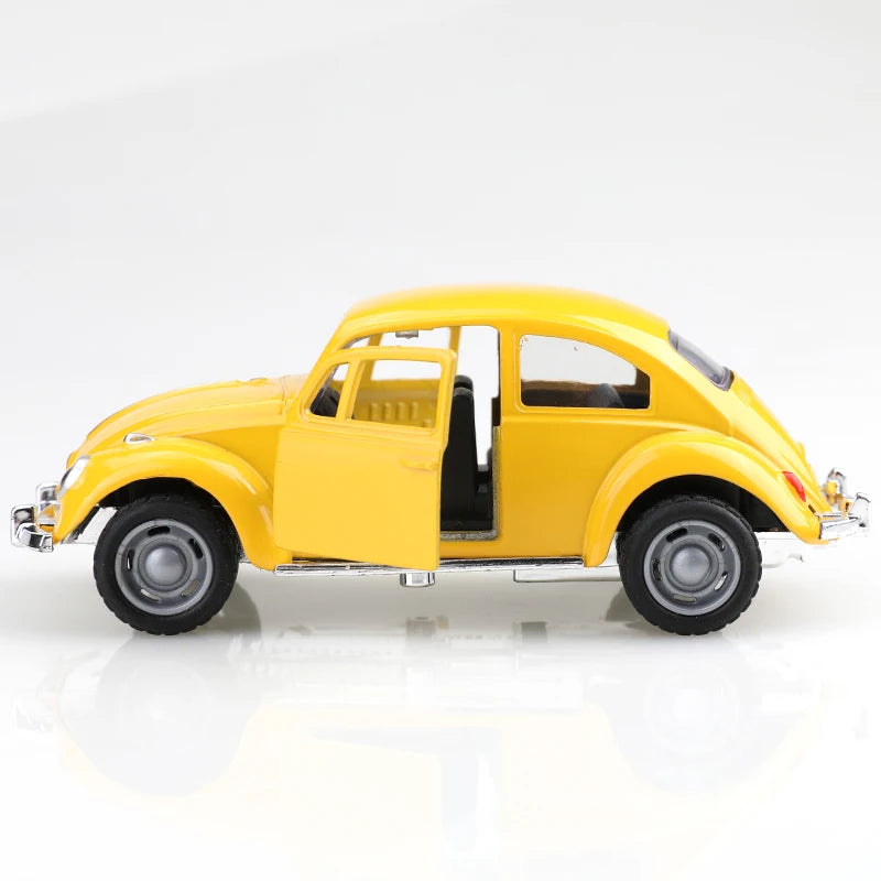 (bagged)1:38 Classical Cute Beettle, Alloy Model Car, Simulated vehicle, children's alloy car, boy's toy model, car ornaments