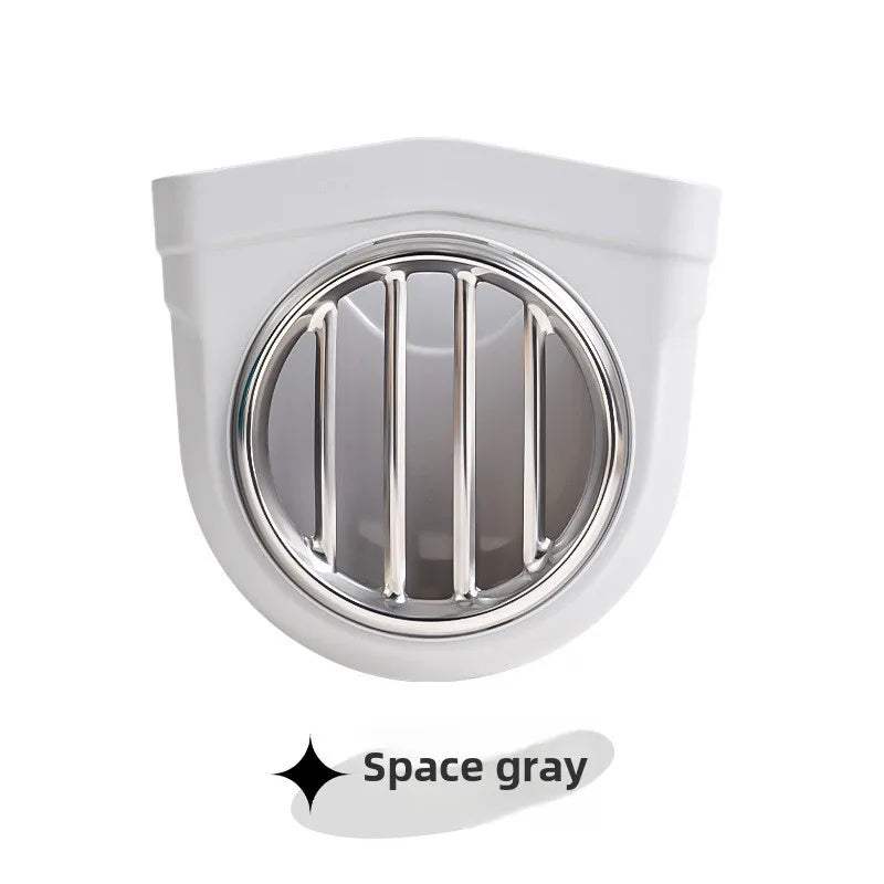 Small Animal Hay Feeder Chew-Proof ABS Stainless Steel Grid Alfalfa Rack for Rabbit Bunny Guinea Pig Chinchilla Cage Hutch Crate