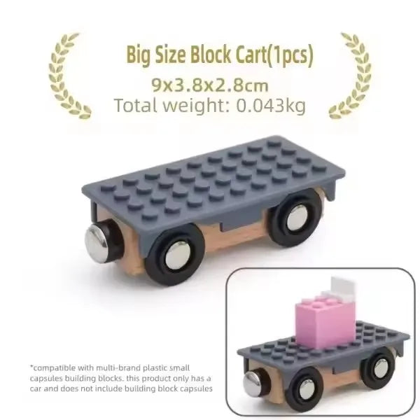 All Kinds Connectors Wooden Train Track Accessories Universal Plastic Building Blocks Adapters Fit for Brand Wooden Track Toys