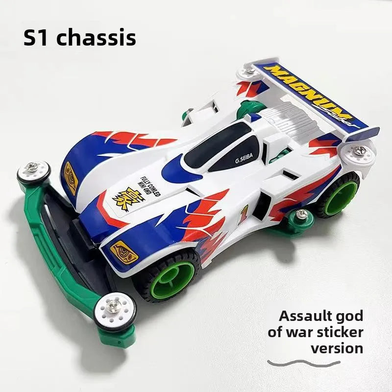 Japanese Anime Bakusou Kyuudai Let's&Go Mini 4WD Racing Track Race Sabre Black Battle Ray Stinger Model Toy