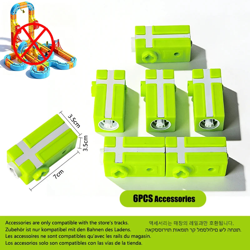 Children's Magnetic Car Track DIY Magic Railway Electric Train Toy Creative for 3 Year Boys Girls Kids Christmas Birthday Gifts