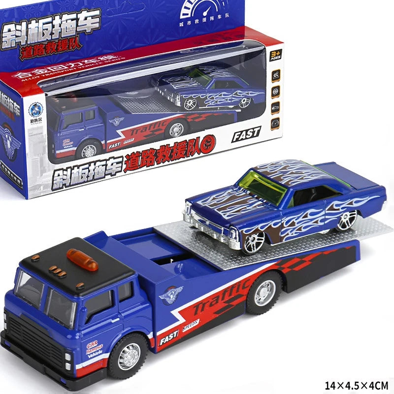 1:64 Scania Container Truck American Container Truck Alloy Diecast Model Car Home Decoration Ornaments Collections Hobby Holiday