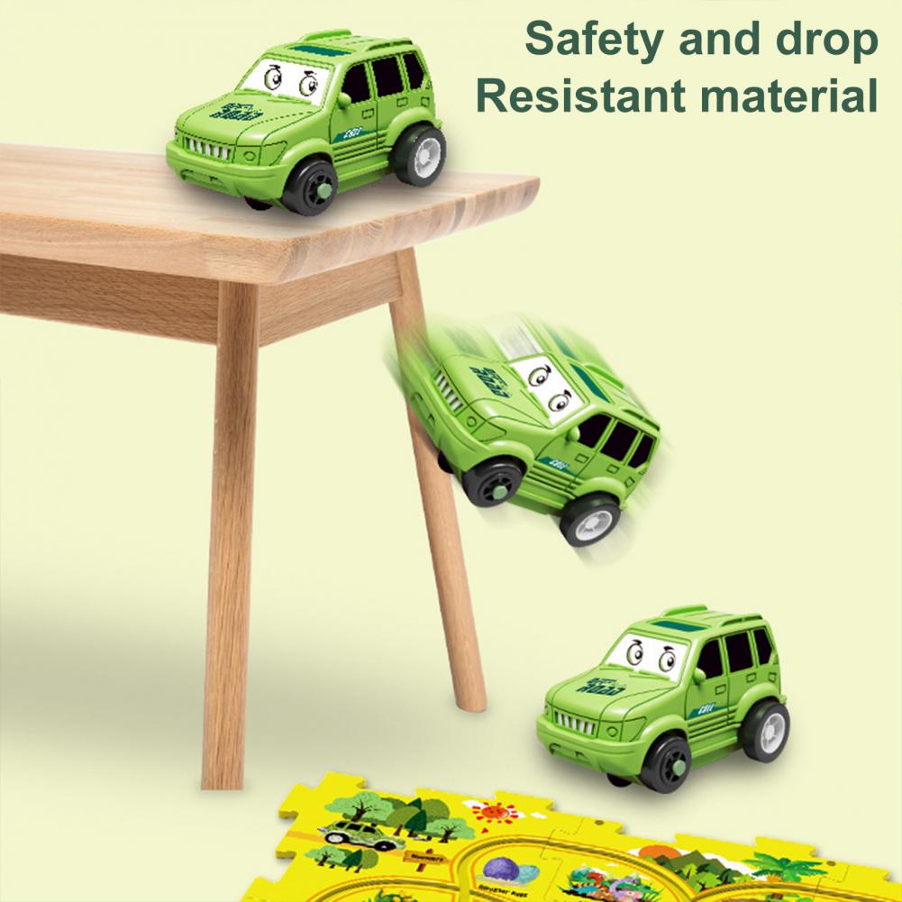 Flexible Railway Track Rail Car Puzzel Toy DIY Assemble Jigsaw Parent-child Interaction Toy Electric Track Car Puzzle Toys Gifts