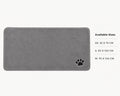 35*75cm/50*100cm Microfiber Pet Bath Towel Embroidered Super Soft Absorbent Cat for Dogs Grooming Supplies