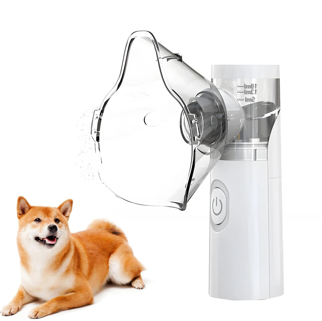 Smart Home Use Pet Nebulizer for Cats & Dogs - Easy-to-Use Animal Nebulizer for Respiratory Relief & Pet Health
