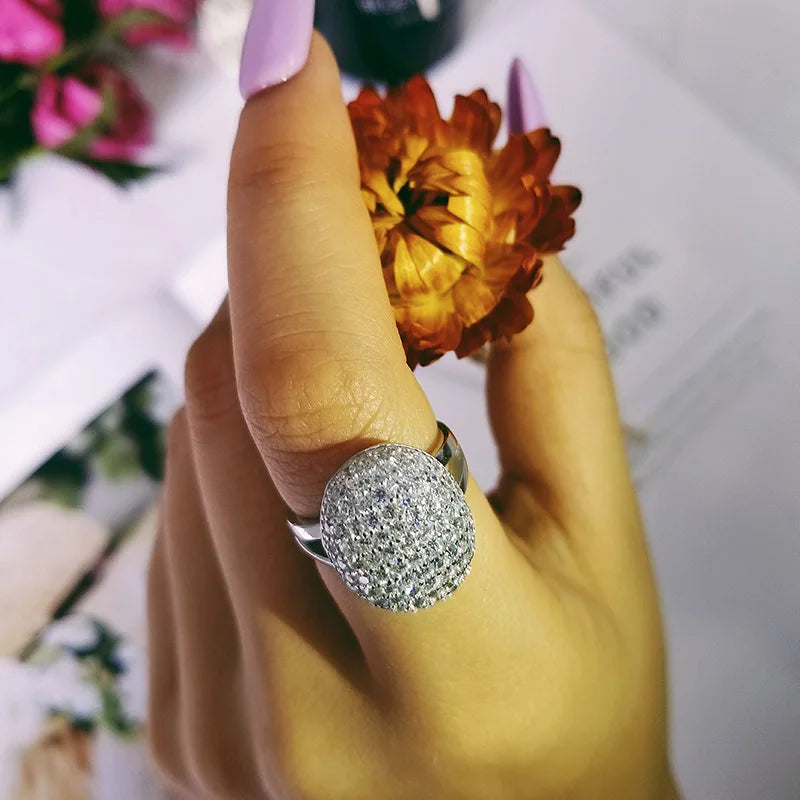 Authentic S925 sterling silver set with diamond Twilight Breaking Dawn Bella engagement wedding ring Fashion jewelry  gift