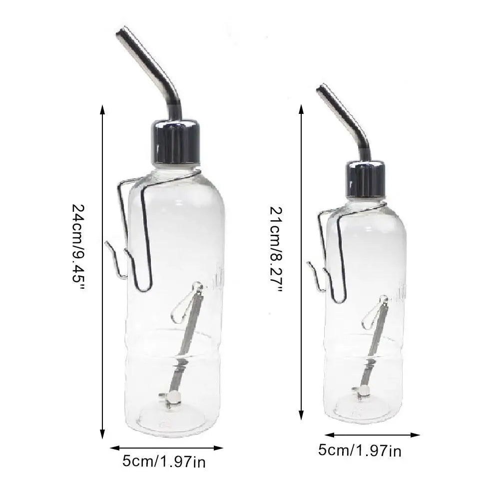 Water Bottles for Rabbit Ferret Small Bird Guinea Pigs Rats Hamster Cage Hanging Liquid Feeder for Small Animals Puppy 180/350ML