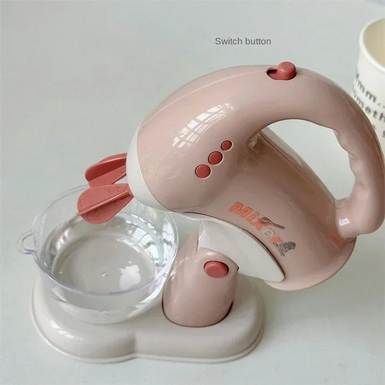 Mini Household Appliances Kitchen Toys Pretend Play Set with Coffee Maker Water Dispenser and Toaster for Kids Boys Girls Gifts