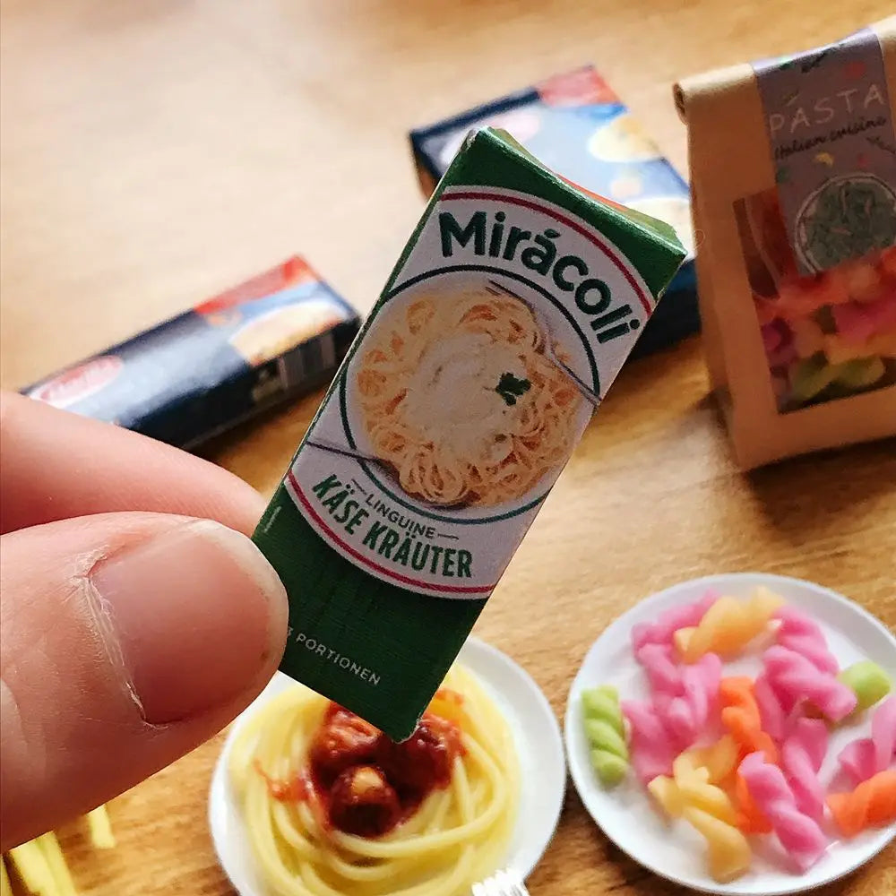 NEW 1 Bag 1/6 Scale Dollhouse Miniature Pasta Mini Spaghetti Noodles for Doll House Kitchen Play Toys Accessories