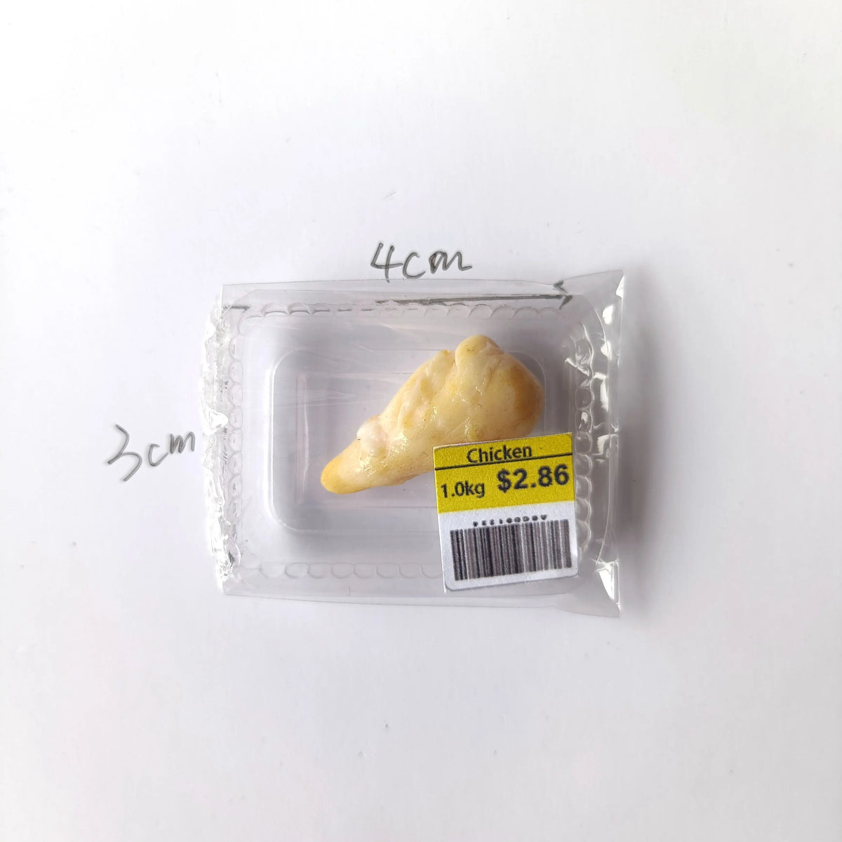 New Miniature Supermarket Food Simulation Beefsteak Salmon Bacon Beef Roll for Doll House Mini Kitchen Clay Food Accessories
