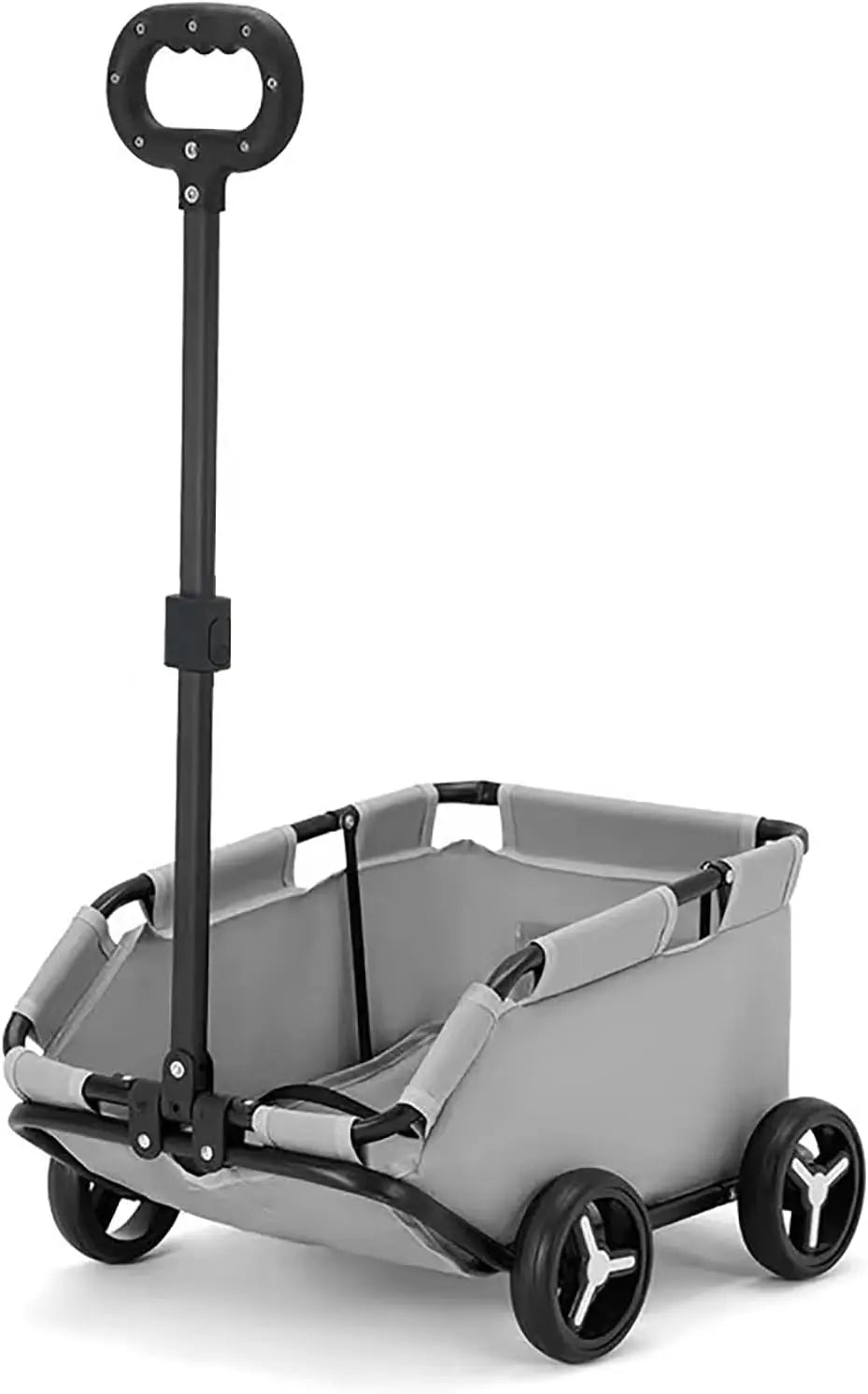 Lightweight Foldable Pet Stroller 4 Wheels Small Dog Handcart Comfortable Handlebars Foldable Dog Stroller for Small Cats & Dogs