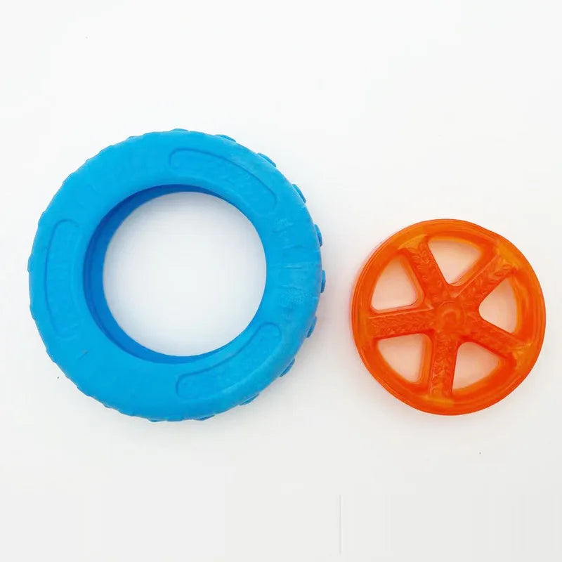 Floating Water Toy, Bite-Resistant Pet Ball for Dog Training, Dog Throwing Disc, Interactive Toy for Large