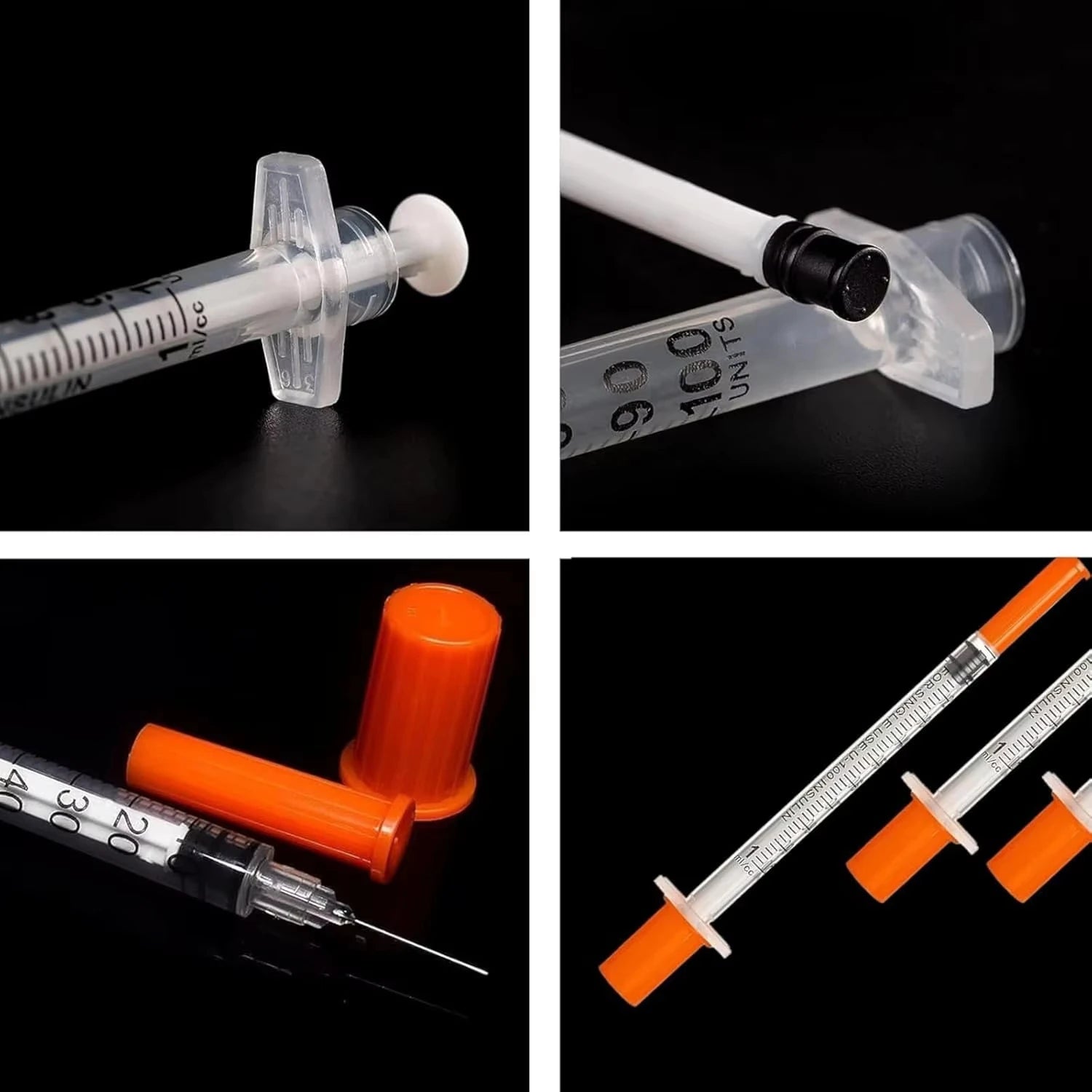 Individually Wrapped Manual Push Veterinary Plastic Syringes With Needles Disposable Style For Lab Pets Pigs And  Farm Livestock