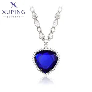 Xuping Jewelry Fashion Hot Sale Promotion Charm Gold Color Plated Mixed Rings Earrings Crystal Jewelry Necklace Pendants Box