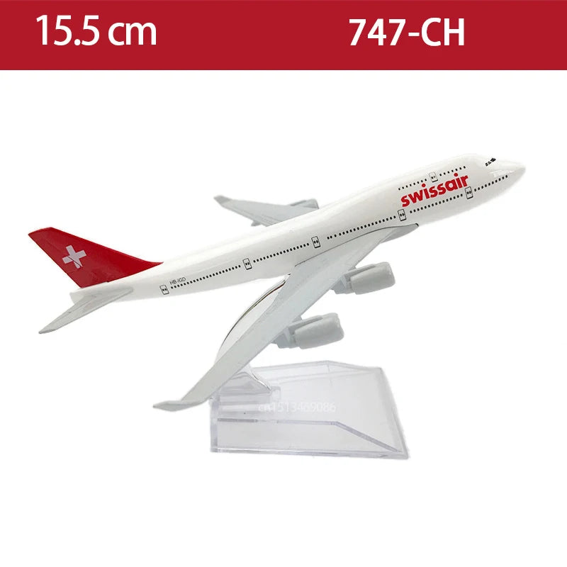 15CM 6inch Diecast Alloy 747 British Malaysia Airways B747 Airlines For Collection Friend Gift