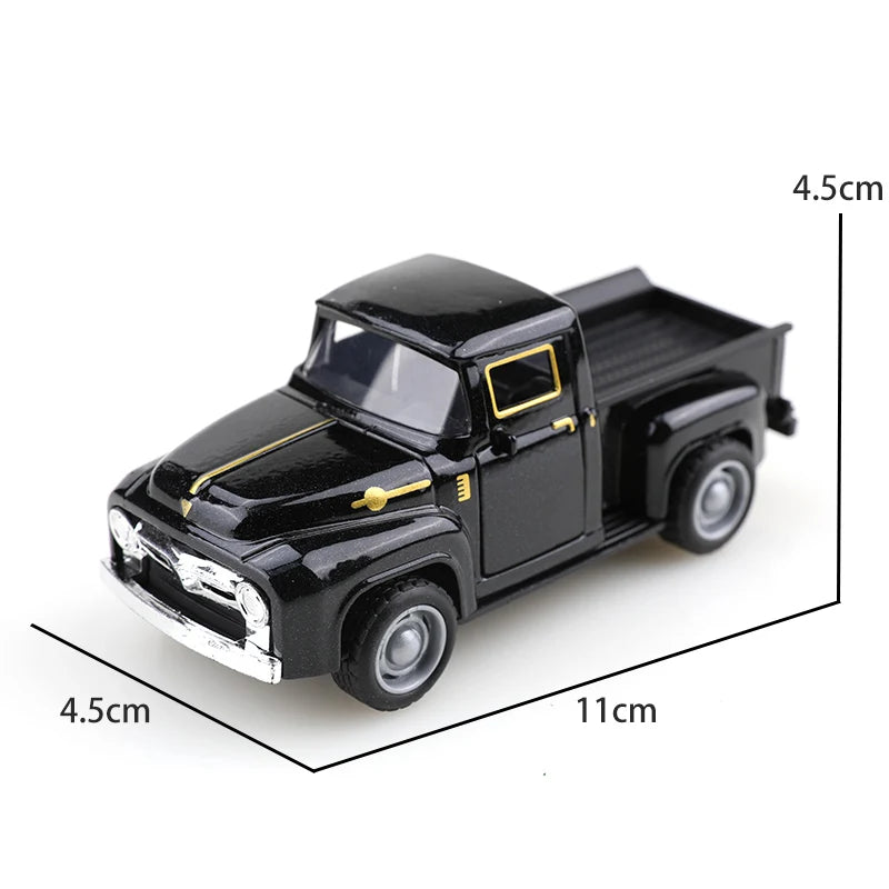 (bagged)1:38 Classical FORD F100 Pickup, Alloy Model Car, Simulated vehicle, children alloy car, boy's toy model, car ornaments