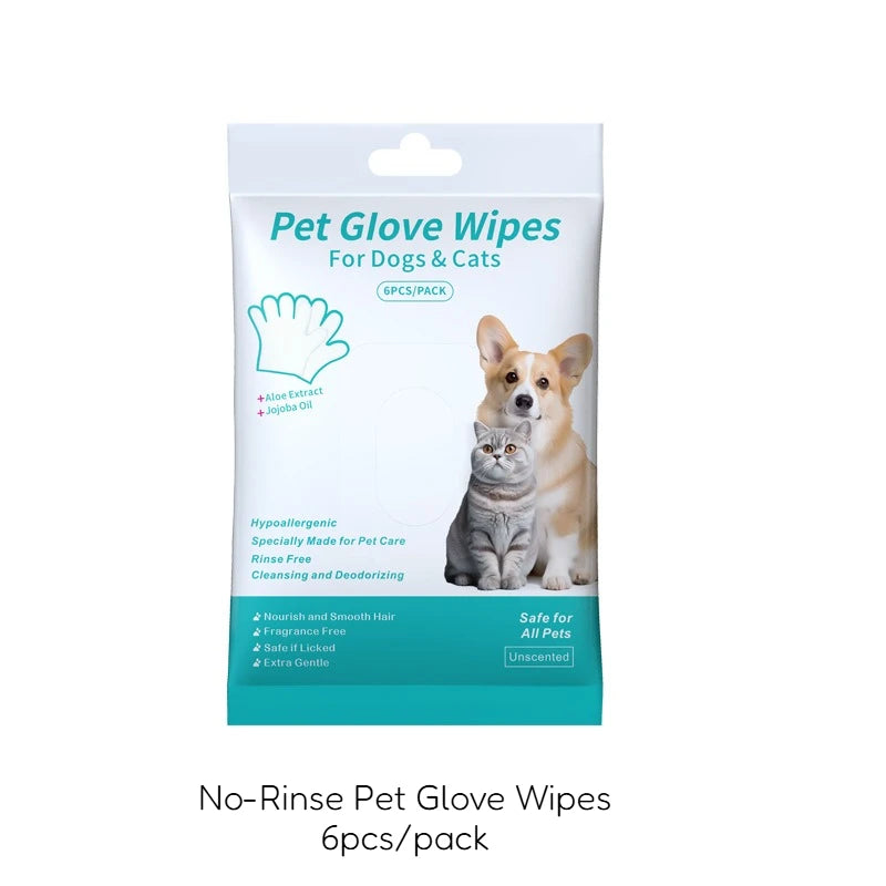 Pet Cleaning Kit for Dogs Cats No Rinse Wipes Set Eye Ear Teeth Paw Cleaner Deodorant Spray Drops All in One Pet Care Supplies