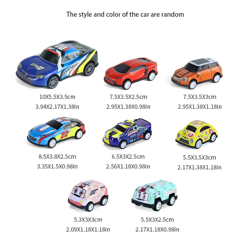 15pcs Children's car sets, alloy car toys, Christmas gift toys, car models, shock-resistant toys