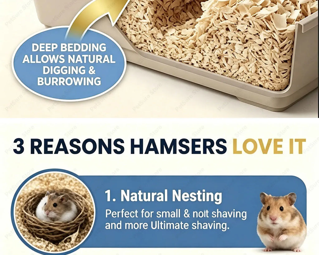 New Hamster Rat Mouse Wood Chips Beddingfor Guinea Pigs Rabbits Chinchillas  Natural Poplar Bedding Low Dust Cage House Filler