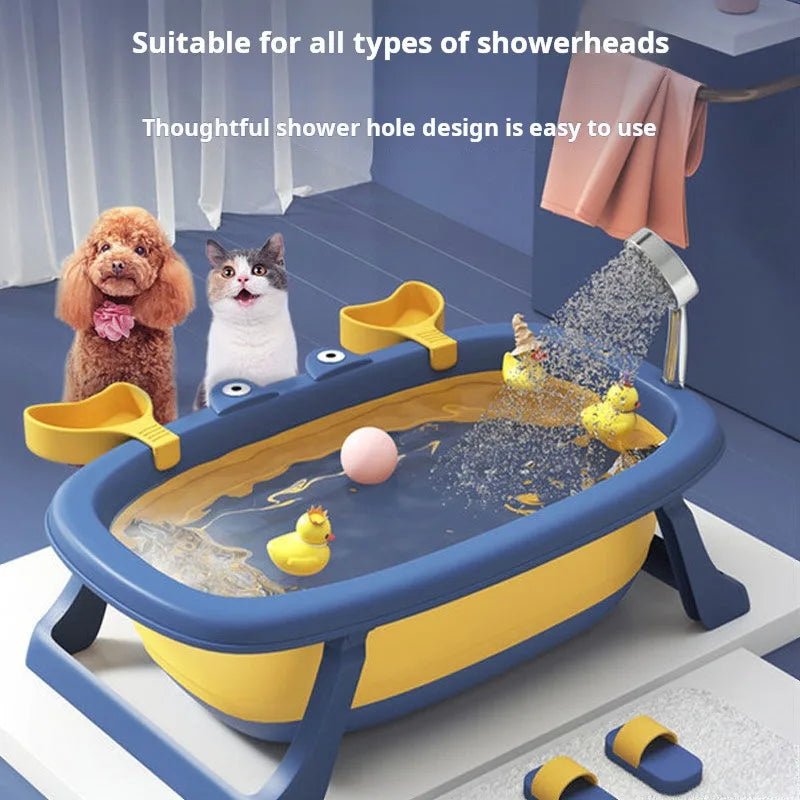 Collapsible Bath Tub Soaking Tub Bath Tub Dog Supplies Cat Washing Cat Pet Special Bath Tub